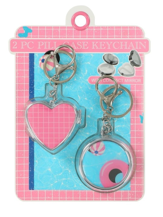 2pc. Pill Case Keychain - Picture 1 of 3